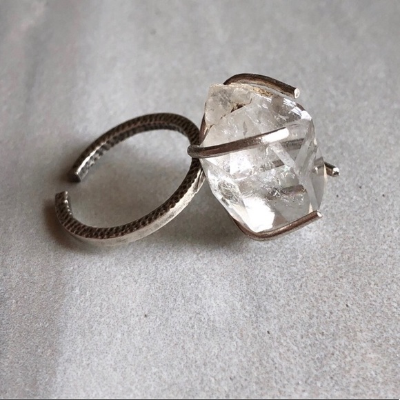 Last 1! 🌟HP 7/18🌟 Herkimer Diamond Crystal Ring - Picture 5 of 5